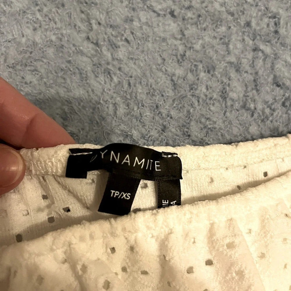 DYNAMITE off the  shoulder top - Picture 3 of 4